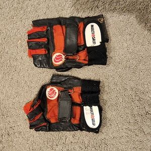 Vintage,  leather Multi Grip gloves